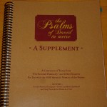 "The Psalms of David in Metre - A Supplement" (an instruction book)
